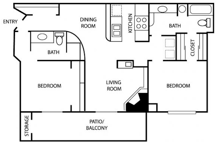 Blueprint of B3 floor plan